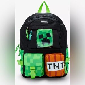 Hot Topic Black and Green Creeper Backpack